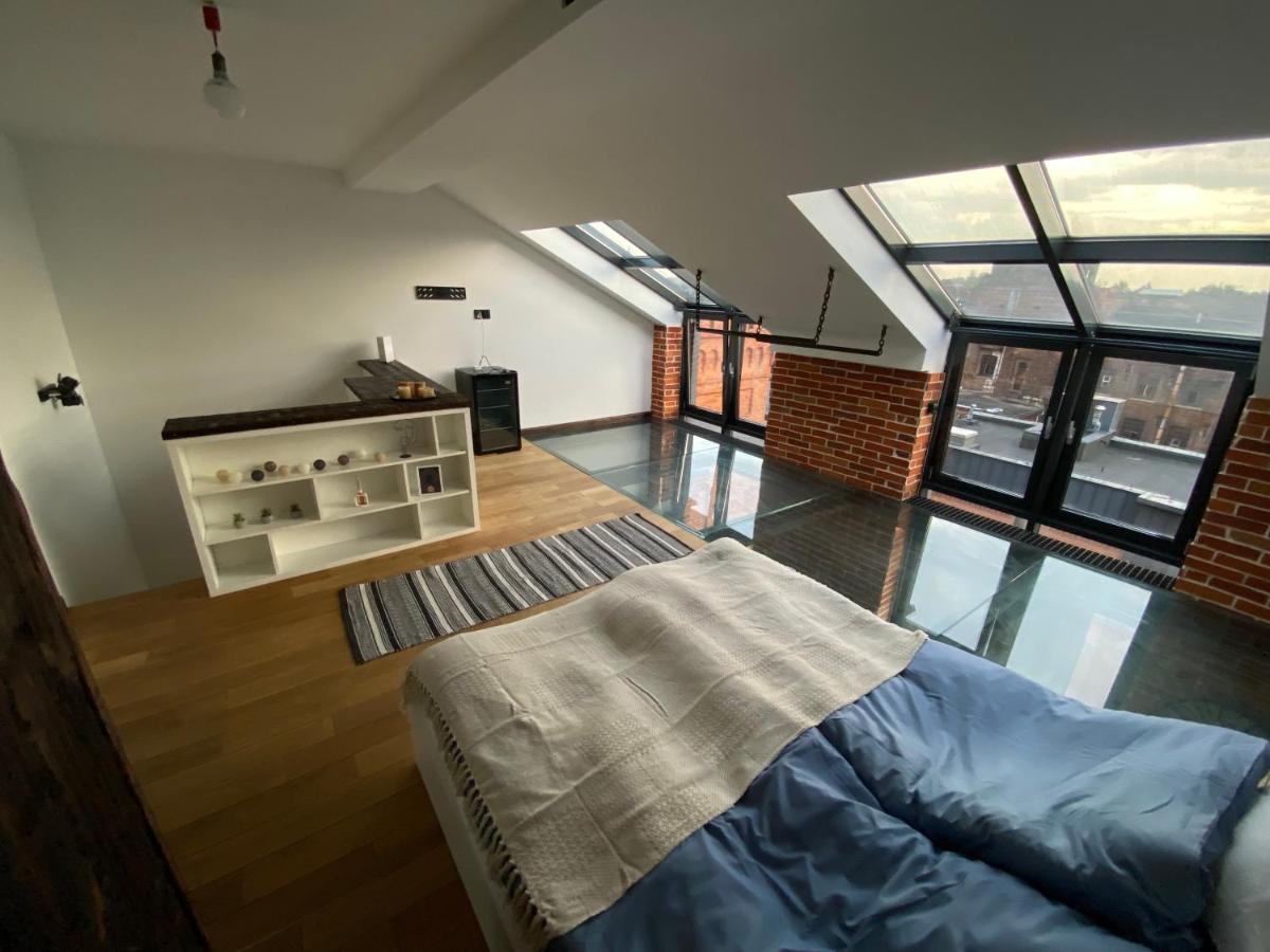 شقة وودج  في Wyjatkowy 2-Poziomowy Klimatyzowany Loft المظهر الخارجي الصورة